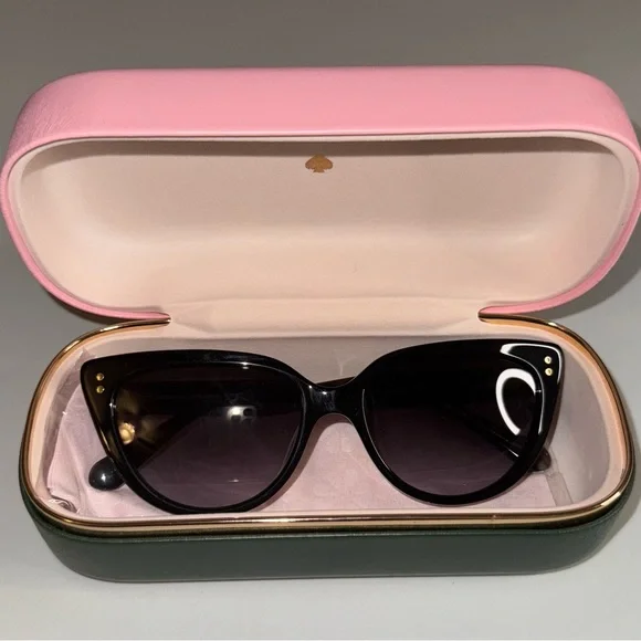 kate spade | Accessories | Kate Spade Black And Pink Cateye  display picture 1